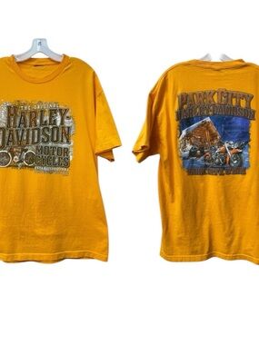 Harley-Davidson 2016 Park City Utah Motorcycle Graphic Tee T-shirt mens XL